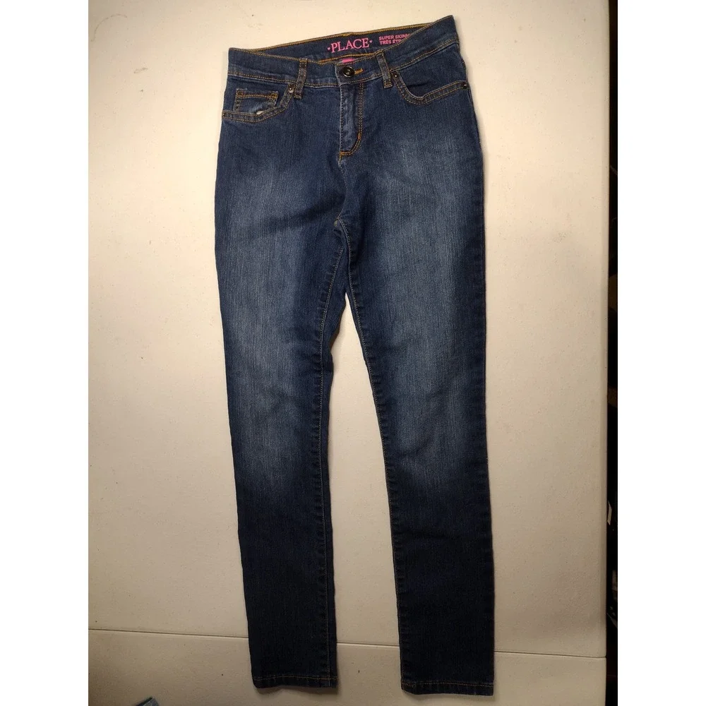 The Childrens Place Super Skinny Jeans Blue Toddler Girls‎ Size 12